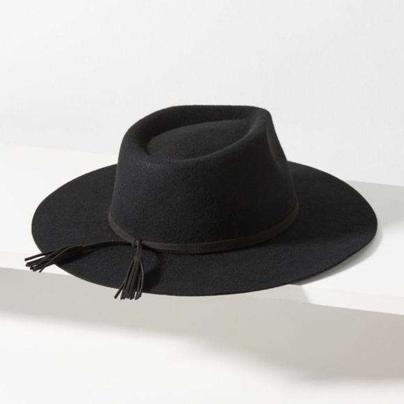 Anthropologie Tassled Wool Rancher Hat - Picture 1 of 3